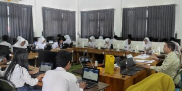 Ratusan Siswa SMPN 1 Tanjung Ikuti Tes Kemampuan Akademik