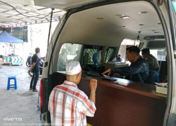 Gak Perlu Antre di Kantor, Samsat Keliling Tanjung Kini Hadir Sampai Malam