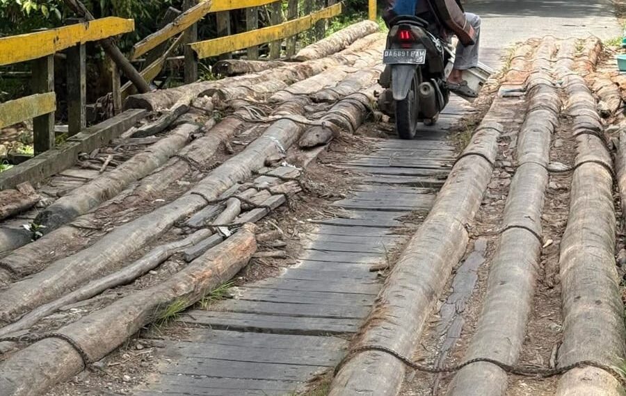 Sabar, Masih Proses Lelang! Perbaikan Jembatan Penghubung Desa di Banua Lawas Segera Dimulai