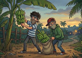 Gara-Gara Satu Tandan Pisang Dua Pemuda Desa Hapalah Dijemput Polisi, Begini Nasib Akhirnya