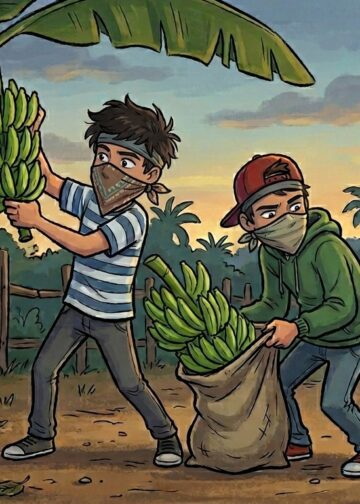 Gara-Gara Satu Tandan Pisang Dua Pemuda di Tabalong Dijemput Polisi, Begini Nasib Akhirnya