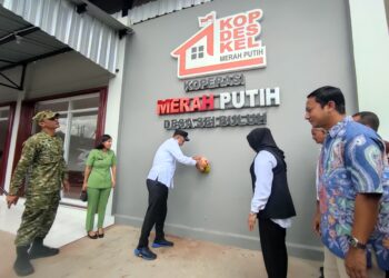 Diresmikan Wabup Taufan, Koperasi Sei Buluh Siap Pasarkan Produk Asli Desa