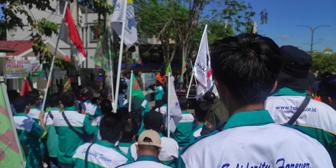 Peringati May Day, Serikat Pekerja Tabalong Gelar Syukuran dan Sholawatan