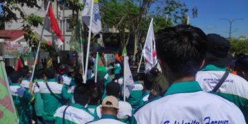 Peringati May Day, Serikat Pekerja Tabalong Gelar Syukuran dan Sholawatan