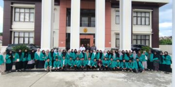 Edukasi Pencegahan Perceraian, Puluhan Mahasiswa STIT Syekh Muhammad Nafis Sambangi PA