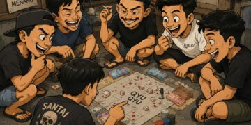 Asyik Judi Qyu-Qyu Enam Pemuda di Tabalong Dicokok Polisi