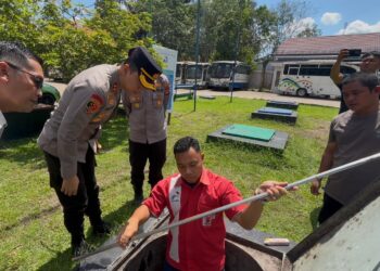SPBU di Tabalong Terciduk Simpan 8.000 Liter Solar Saat Disidak Kapolres
