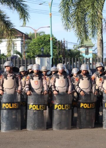 DPRD “Dikepung” Dua Aksi Demo Besok, Polres Tabalong Siagakan Pasukan Gabungan