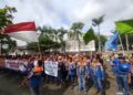 Tuntut Hak Gaji 3 Bulan yang Menunggak, Ratusan Karyawan PT BBP Geruduk DPRD Tabalong