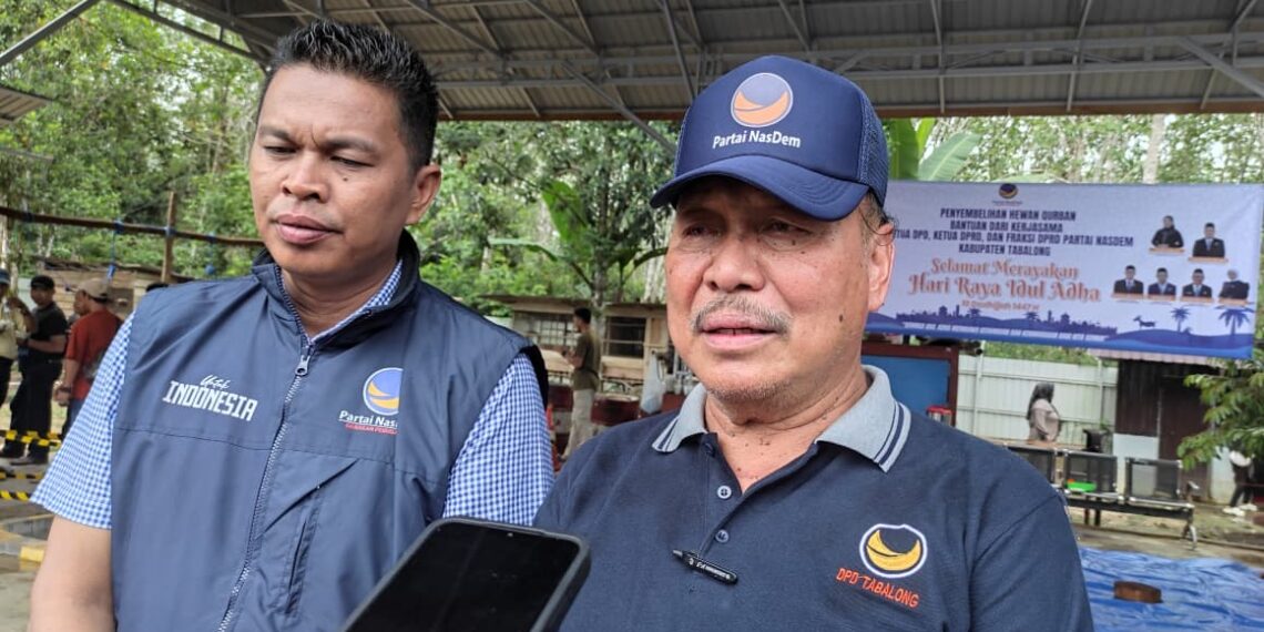 H Norhasani Berbagi Hewan Kurban untuk Anak Yatim dan Simpatisan di Tabalong