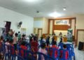 Gelar Minggu Ceria di Desa Pangelak, Dispersip Tabalong Hidupkan Literasi dan Lestarikan Budaya Dayak Deah