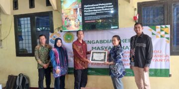 Dosen STIA Tabalong Laksanakan PKM Berbasis 6 SPM di Desa Tanta Hulu