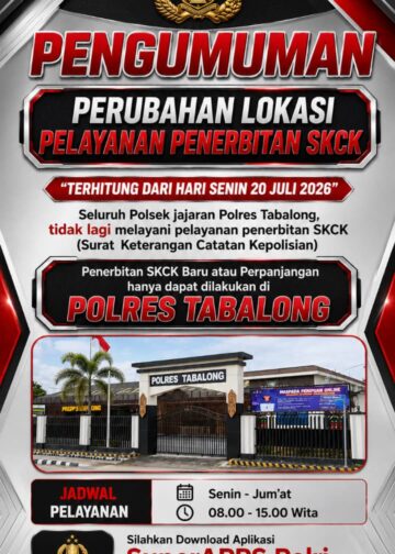 Sekarang Bikin SKCK Hanya Bisa Di Polres Tabalong