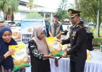Hari Bhayangkara ke-80, Polres Tabalong Gratiskan 1 Ton Beras