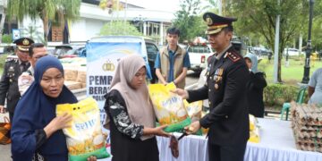 Hari Bhayangkara ke-80, Polres Tabalong Gratiskan 1 Ton Beras