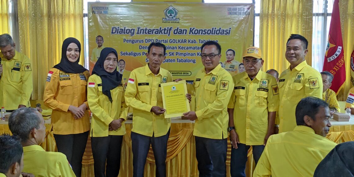 12 PK Golkar Tabalong Resmi Terbentuk, Agendakan Susun Pengurus Desa