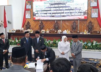Pemda Tabalong dan DPRD Tandatangani Kesepakatan KUPA P-PPAS Tahun 2026
