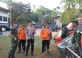 Dukung Pemda Tabalong, Polres Siagakan Personel dan Peralatan Hadapi Kemarau