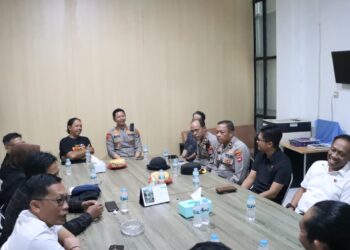 Diskusi Perkembangan Pers Daerah, Hangatnya Silaturahmi Polres dan PWI Tabalong