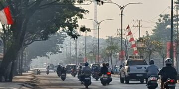 Kabut Asap Mulai Menebal, Disdikbud Tabalong Imbau Siswa Gunakan Masker