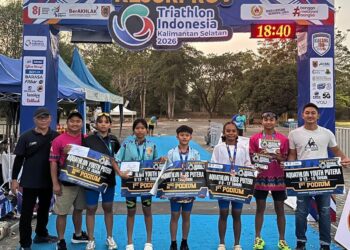 Kejurprov Triathlon, Tabalong Sabet 3 Emas dan 2 Perak