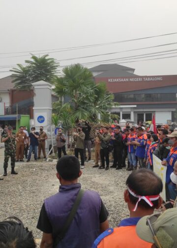 Karyawan PT BPP Kembali Gelar Demo, Kali Ini Sambangi Kejari Tabalong