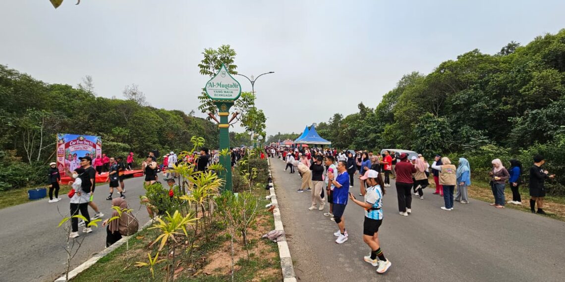 Bupati dan Wabup Tabalong Resmikan CFD Perdana di Jalan Nan Sarunai