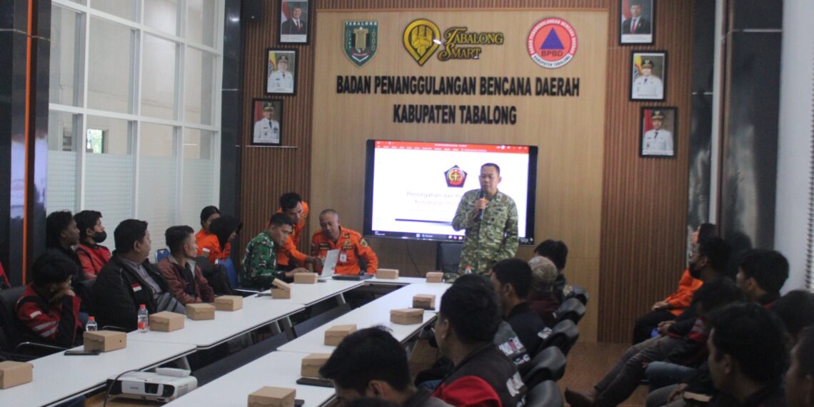 BPBD Tabalong Edukasi Ojol, Gandeng Tim Penyuluh Karhutla Mabes TNI
