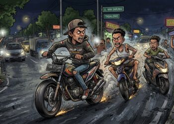 Resahkan Warga, Belasan Motor Remaja Hendak Balap Liar di Tabalong Diangkut Polisi