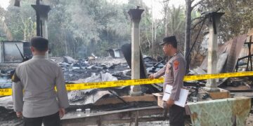 Kebakaran Kembali Landa Tabalong, Dua Rumah Hangus di Lok Batu