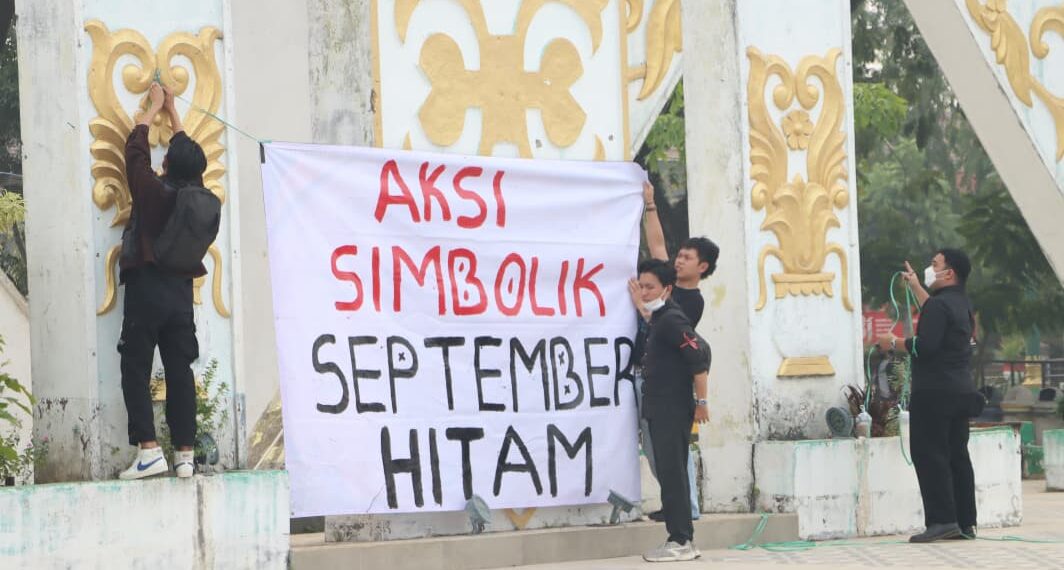 Peringati September Hitam, Mahasiswa di Tabalong Gelar Aksi Simbolik