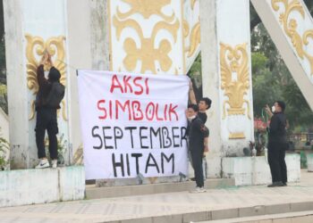 Peringati September Hitam, Mahasiswa di Tabalong Gelar Aksi Simbolik