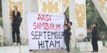 Peringati September Hitam, Mahasiswa di Tabalong Gelar Aksi Simbolik