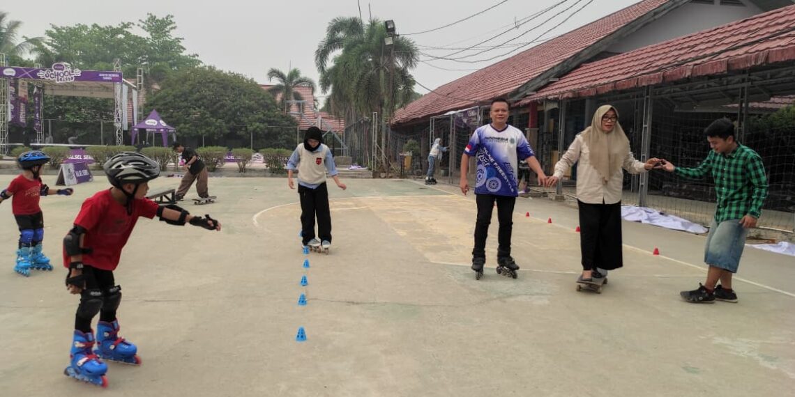 Gandeng Porserosi, SMKN 1 Tanjung Hadirkan Ekskul Sepatu Roda & Skateboard