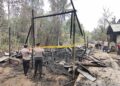 Satu Rumah Hangus Kebakaran di RT 04 Desa Warukin