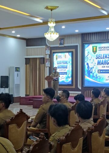 Persiapan Harjad Tabalong, Disporapar Bentuk Marchingband ASN