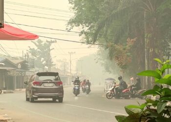 Lagi, Tabalong Gelap Dikepung Asap Karhutla