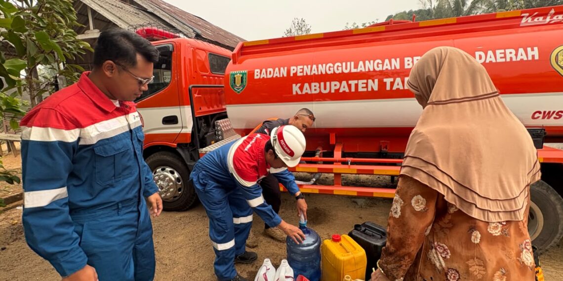 PT Pertamina EP Tanjung Field Fasilitasi 1 Juta Liter Hadapi Kekeringan dan Karhutla