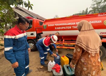 PT Pertamina EP Tanjung Field Fasilitasi 1 Juta Liter Hadapi Kekeringan dan Karhutla