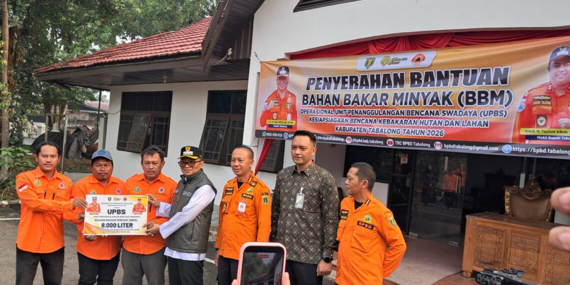 BPBD Tabalong Bantu 8.000 Liter BBM untuk Operasional Relawan UPBS Dan Redkar