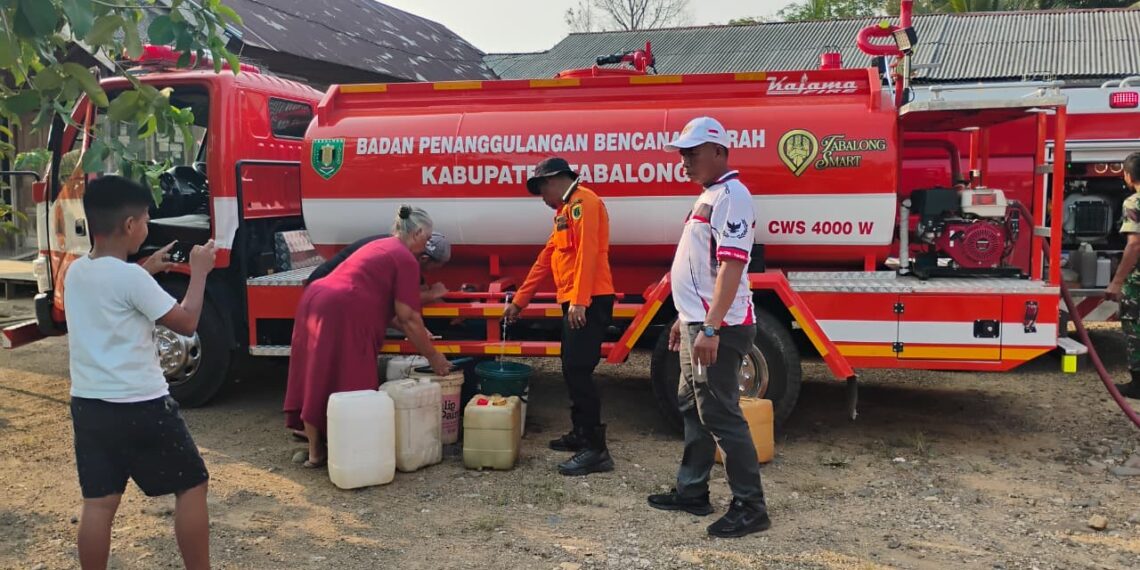Selama Kemarau Satu Juta Liter Air Bersih Sudah Disalurkan ke Warga Tabalong