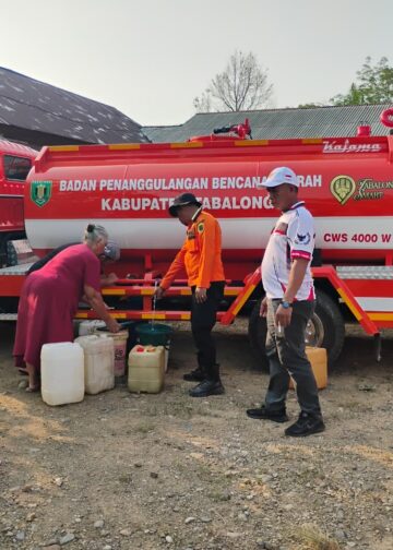 Selama Kemarau Satu Juta Liter Air Bersih Sudah Disalurkan ke Warga Tabalong