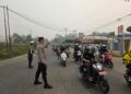 Kapolres Tabalong Turun Jalan Memimpin Pengaturan Lalu Lintas