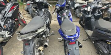 Hanya Dalam Enam Hari, Satlantas Polres Tabalong Amankan 43 Knalpot Brong