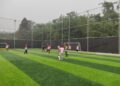H Fani dan Habib Taufan Main Minisoccer Bersama