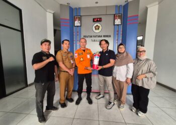 Perkuat Sinergi Unsur Pentahelix, Kepala BPBD Tabalong Sambangi PWI
