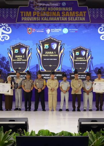 Sat Lantas Polres Tabalong Borong Penghargaan di Tingkat Polda Kalsel