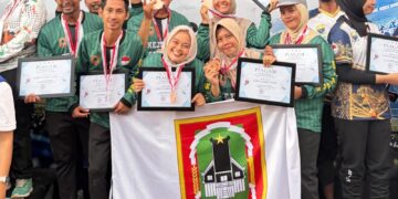 Perdana Tampil di Kejurnas, Dua Atlet Gateball Tabalong Bawa Prestasi