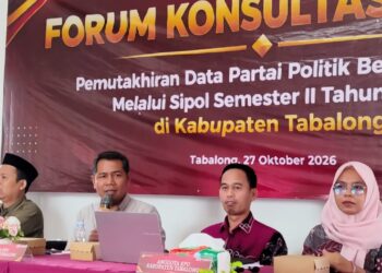 KPU Tabalong Gelar Forum Konsultasi Publik dan Pemutakhiran Data Parpol