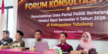 KPU Tabalong Gelar Forum Konsultasi Publik dan Pemutakhiran Data Parpol